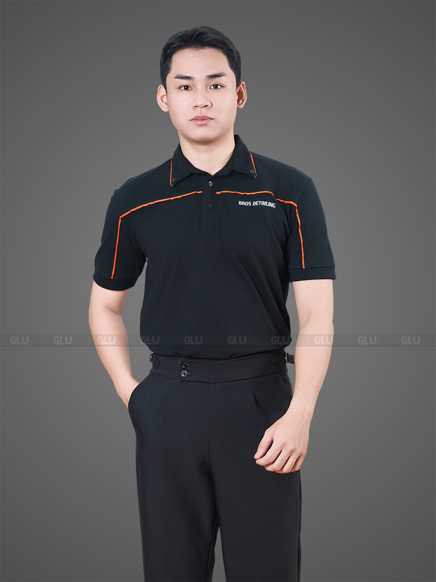 áo thun phông đồng phục dn0004 thân trước