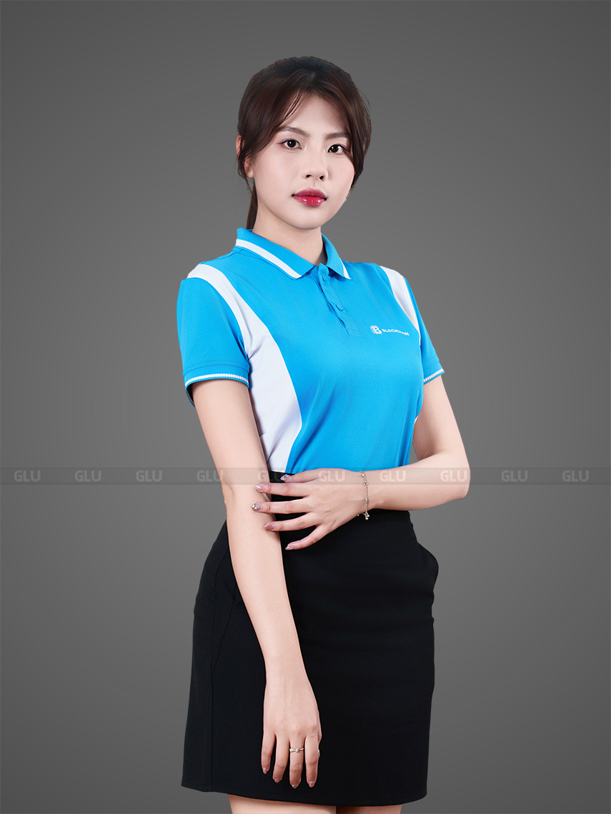 may áo thun đồng phục xanh dương phối nổi bật (1)