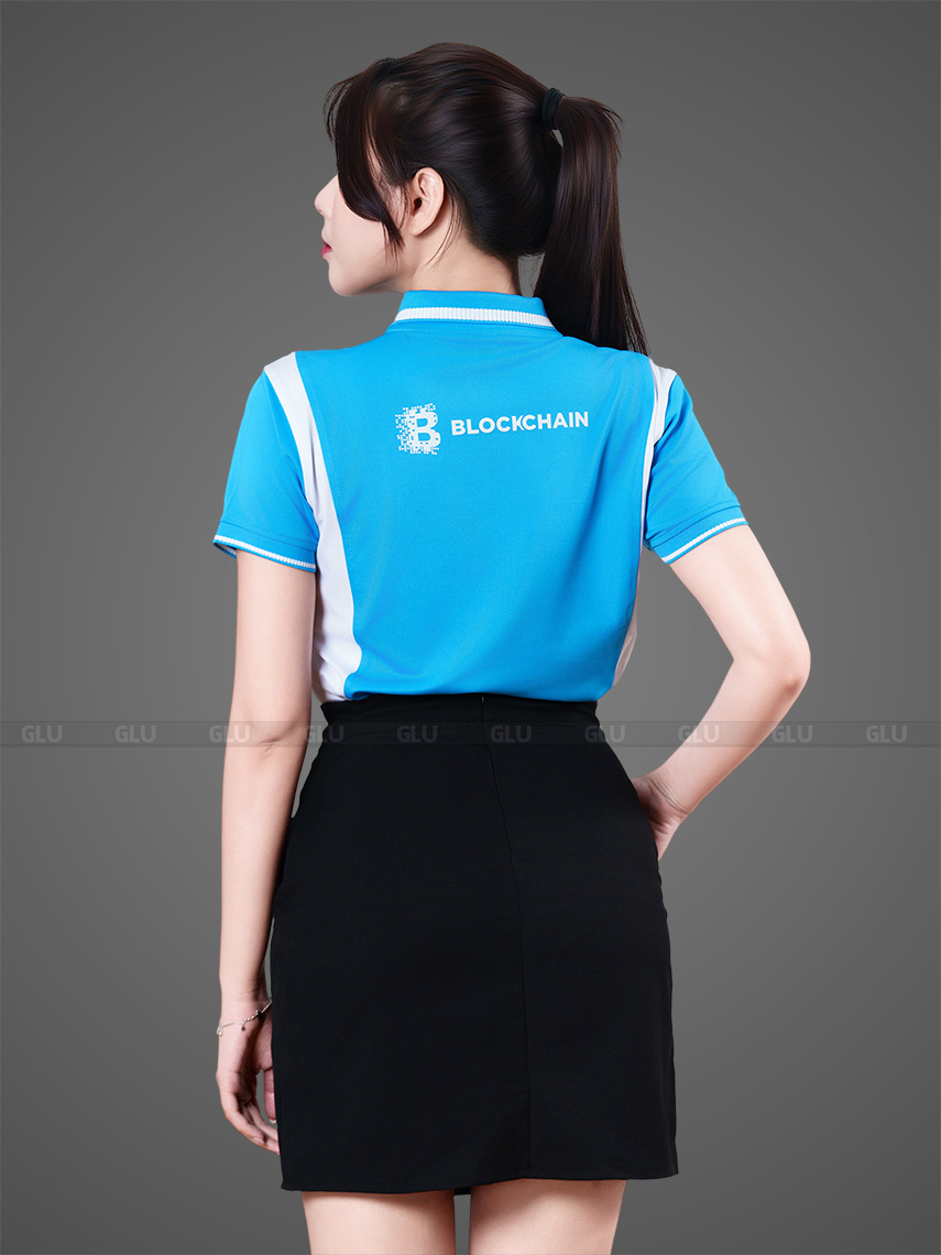 may áo thun đồng phục xanh dương phối nổi bật (2)