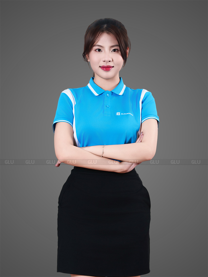 may áo thun đồng phục xanh dương phối nổi bật (3)