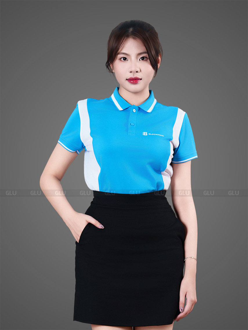 may áo thun đồng phục xanh dương phối nổi bật (4)