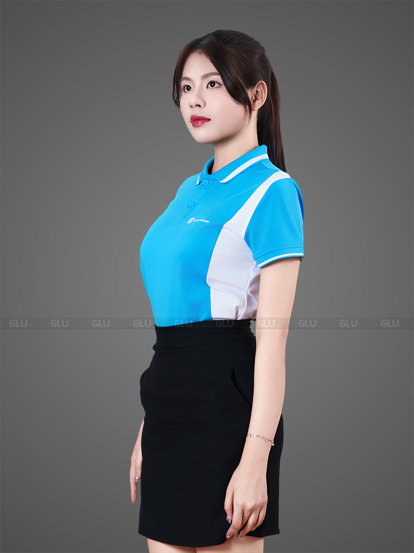 may áo thun đồng phục xanh dương phối nổi bật (6)