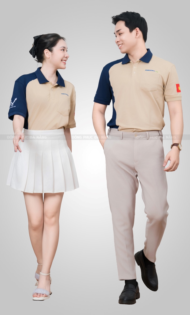 mẫu áo polo đồng phục công ty đẹp